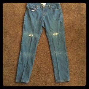 Light Blue, No Boundaries jeans.